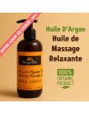 Relaxing Argan Massage Oil Arganine 400ml– 100% Natural& Organic – Made in Morocco