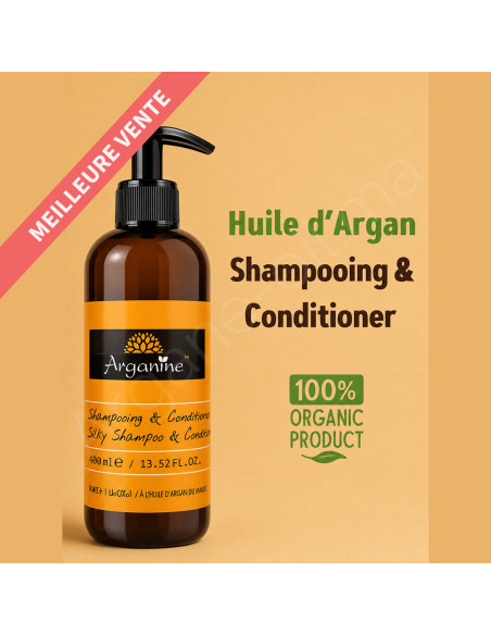 Shampooing & Conditioner à l'Huile d'Argan 400ml | Arganine